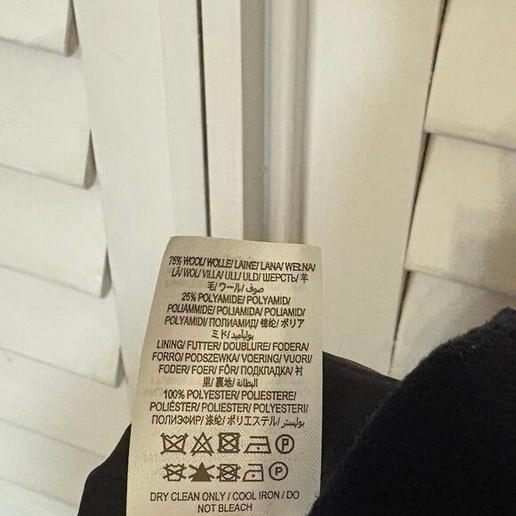 Boden Navy Button Wool Blend‎ Mini Skirt Size 8 - Picture 6 of 6